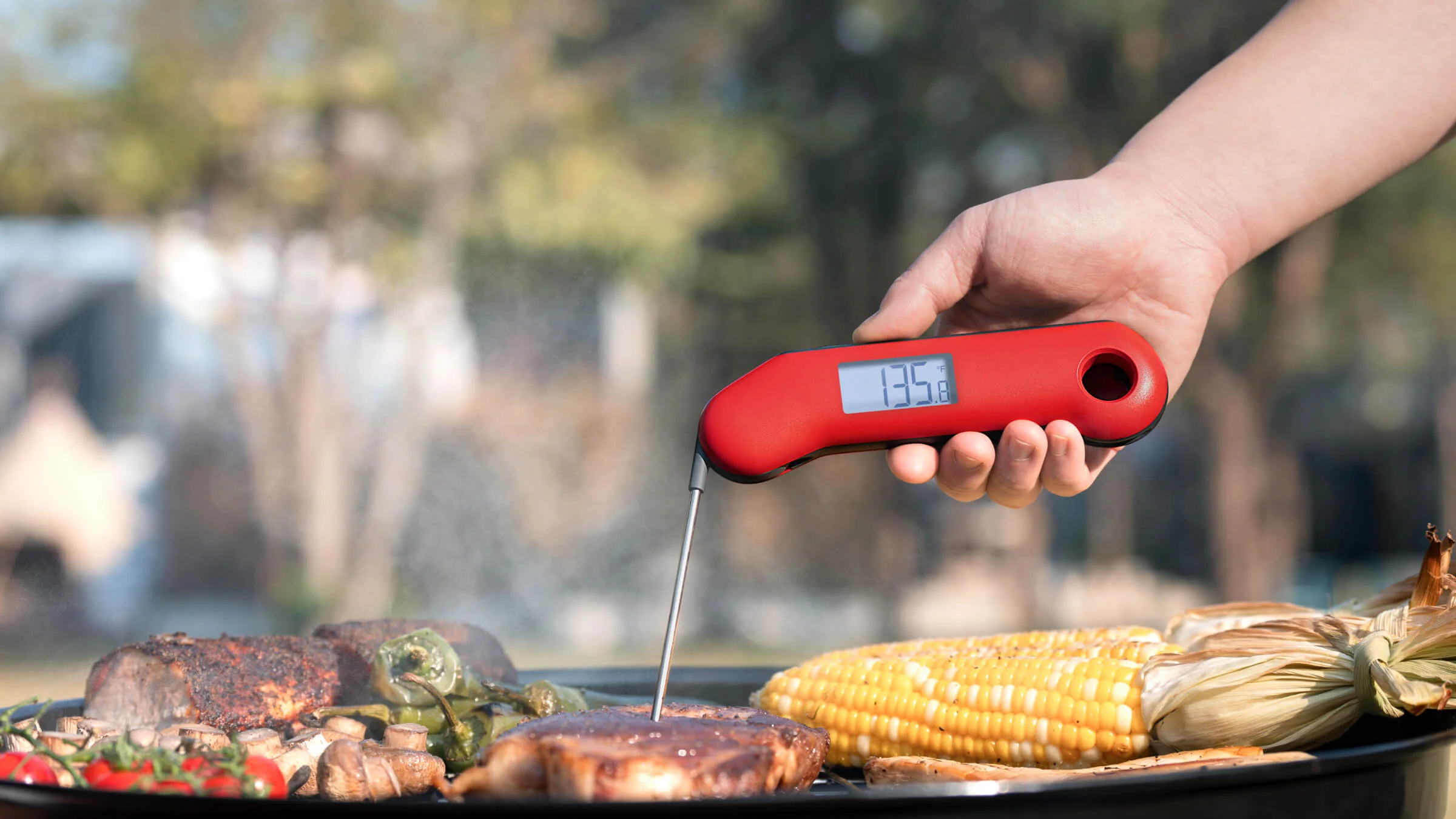 Ручной термометр-щуп ThermoMaven F1 Turbo с ускоренным измерением температуры и складным щупом