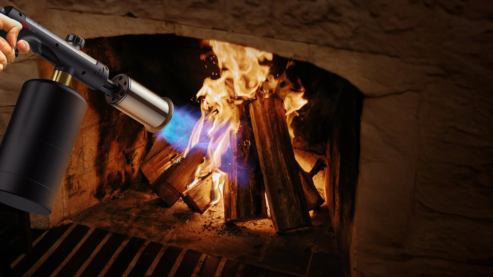 Газовая горелка ThermoMaven PT03 с пьезоподжигом для карамелизации и обратного обжига мяса