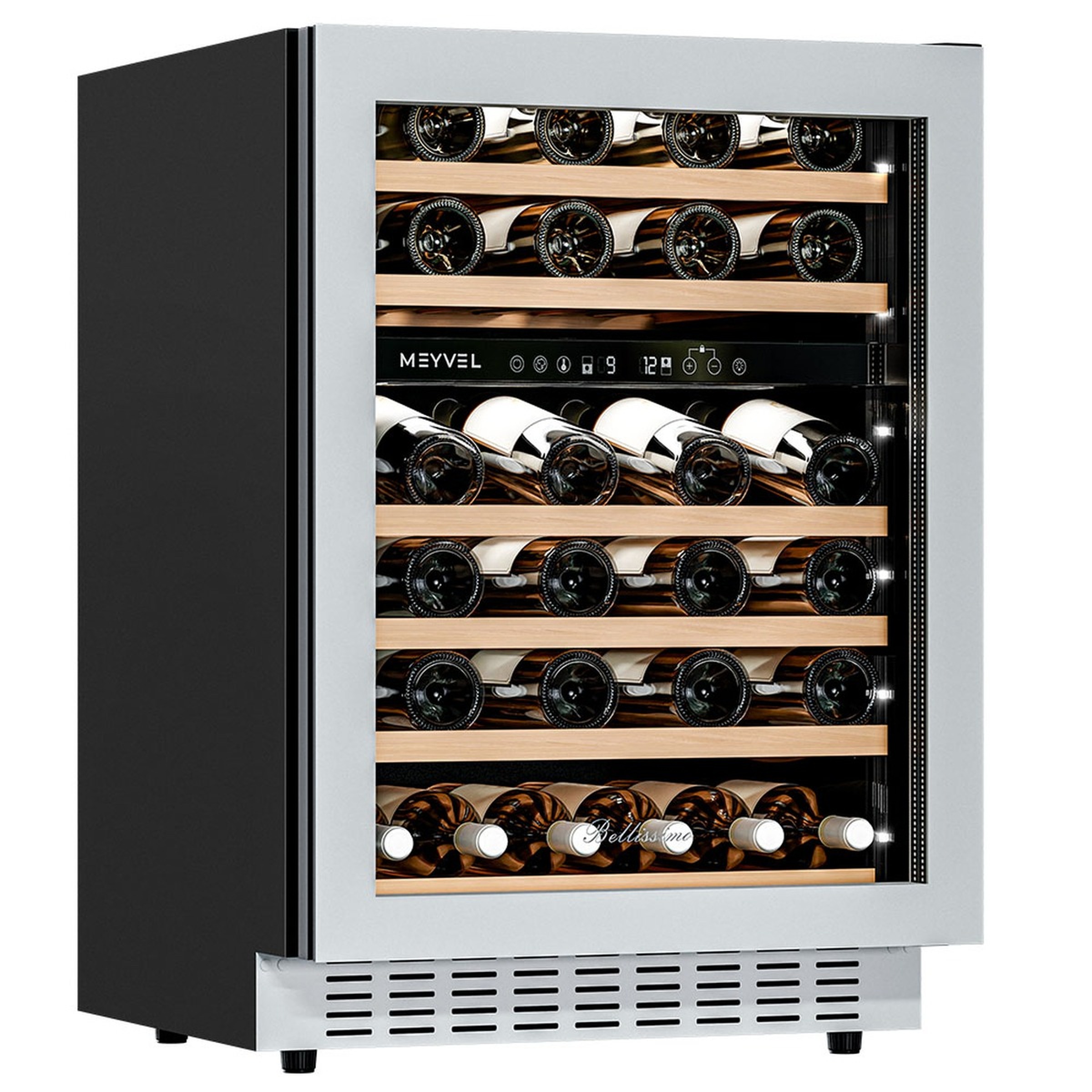 Винный шкаф Meyvel MV46NH-KWT2 — компрессорный шкаф для длительного хранения и выдержки винной коллекции