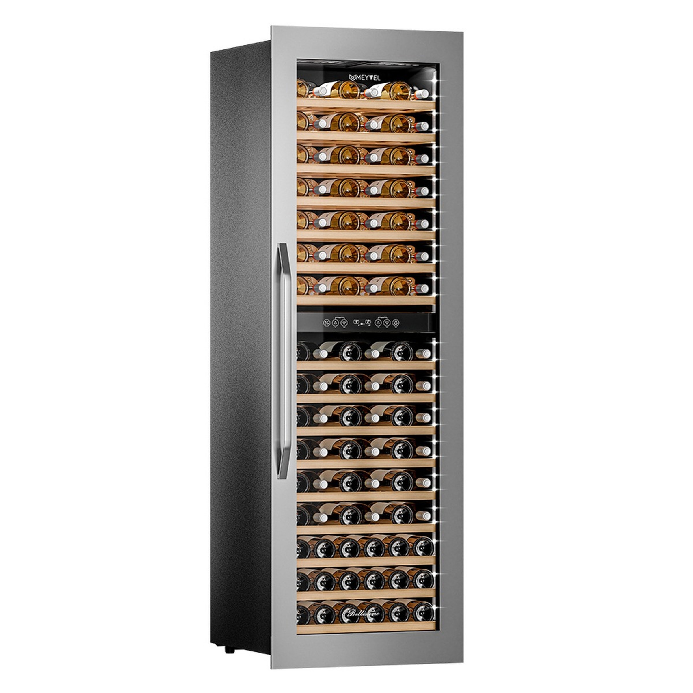 Винный шкаф Meyvel MV83-KSB2 — компрессорный шкаф для длительного хранения и выдержки винной коллекции