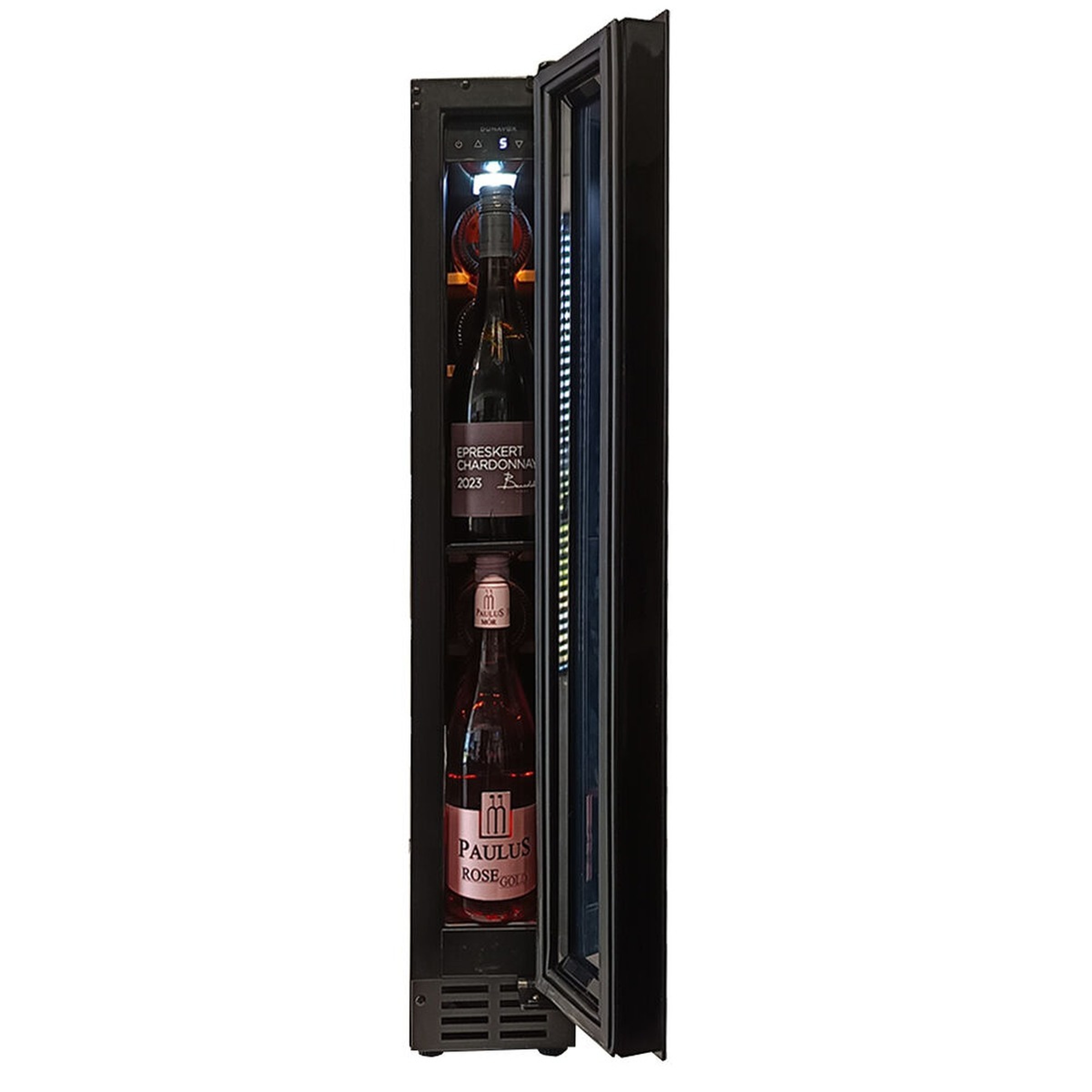 Винный шкаф Dunavox DAUF-8.23SS — компрессорный шкаф для длительного хранения и выдержки винной коллекции