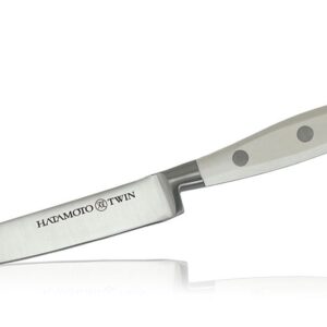 Японский универсальный кухонный нож Hatamoto TW-015 — нож среднего размера для повседневных задач на профессиональной и домашней кухне