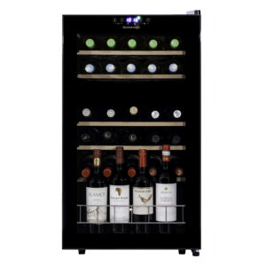 Винный шкаф Dunavox DXFH-30.80 — компрессорный шкаф для длительного хранения и выдержки винной коллекции