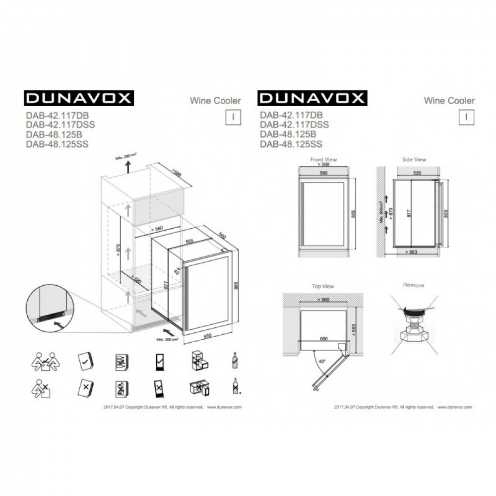 Винный шкаф Dunavox DAB-42.117DSS — изображение 4