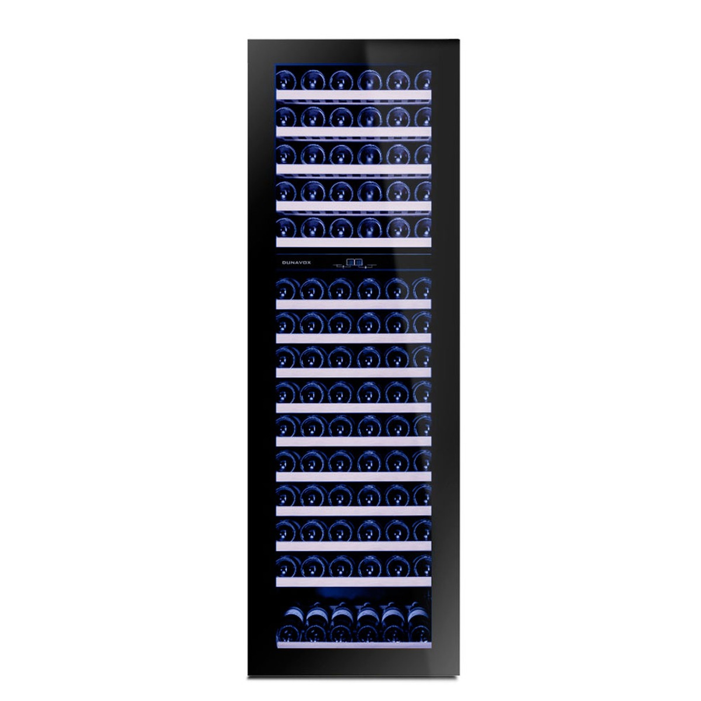 Винный шкаф Dunavox DAVG-114.288DB — компрессорный шкаф для длительного хранения и выдержки винной коллекции