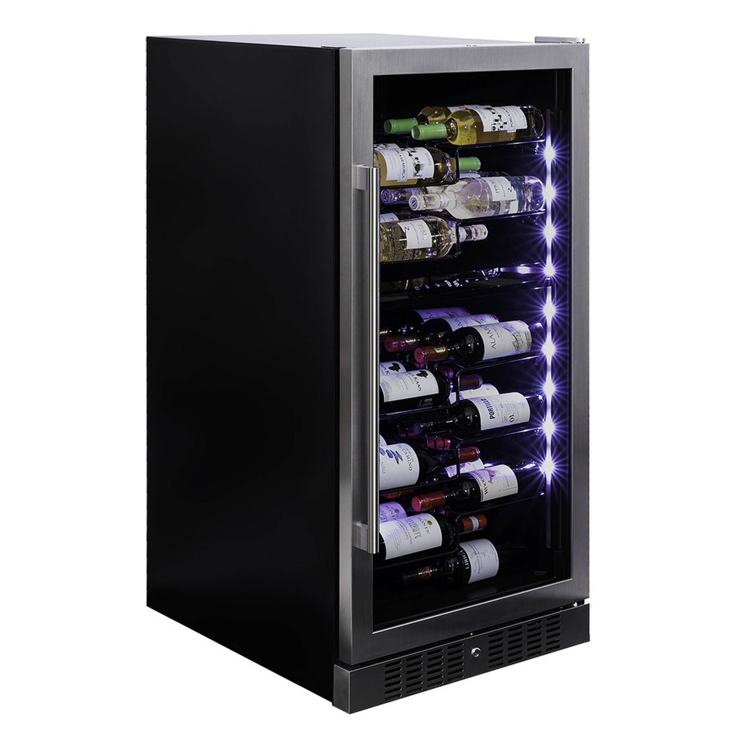 Винный шкаф Dunavox DX-58.258DSS — компрессорный шкаф для длительного хранения и выдержки винной коллекции