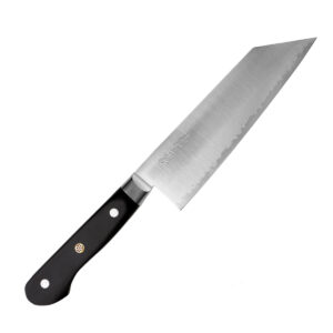 Нож кухонный Сантоку Bunka SUNCRAFT Professional 165 мм Порошковая сталь - Super Gold №2 (SG-2), 3 слоя, закалка 63-64HRC, рукоять - Pakka Wood. Ручная работа