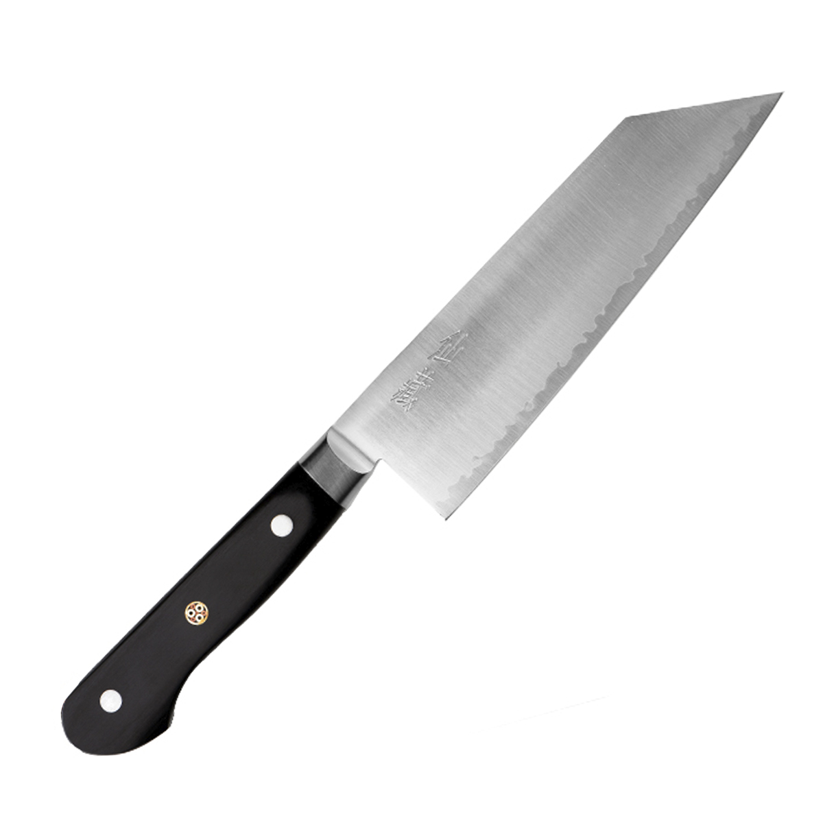 Нож кухонный Сантоку Bunka SUNCRAFT Professional 165 мм Порошковая сталь - Super Gold №2 (SG-2), 3 слоя, закалка 63-64HRC, рукоять - Pakka Wood. Ручная работа