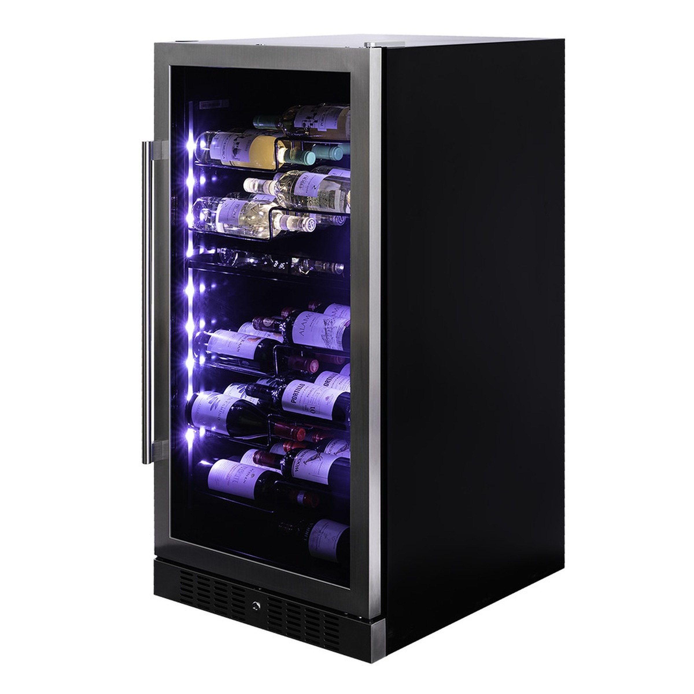 Винный шкаф Dunavox DX-58.258DSS — компрессорный шкаф для длительного хранения и выдержки винной коллекции
