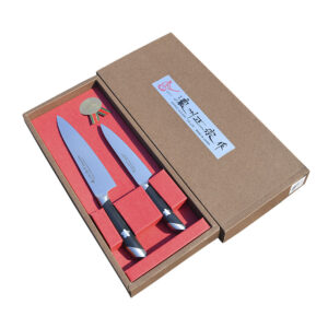 Подарочный набор Satake Sakura из 2 ножей (800-846,800-815) в картонной подарочной коробке