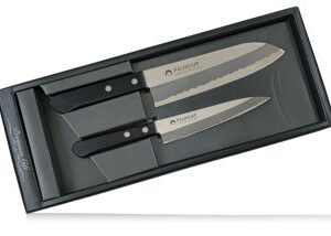 Подарочный набор японских ножей Fuji Cutlery в фирменной коробке для дома и подарка