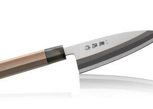Японский нож деба Fuji Cutlery FC-572 — традиционный японский нож для разделки рыбы с толстым обухом и односторонней заточкой