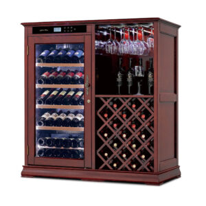 Винный шкаф Meyvel MV66-WM1-BAR-C — компрессорный шкаф для длительного хранения и выдержки винной коллекции