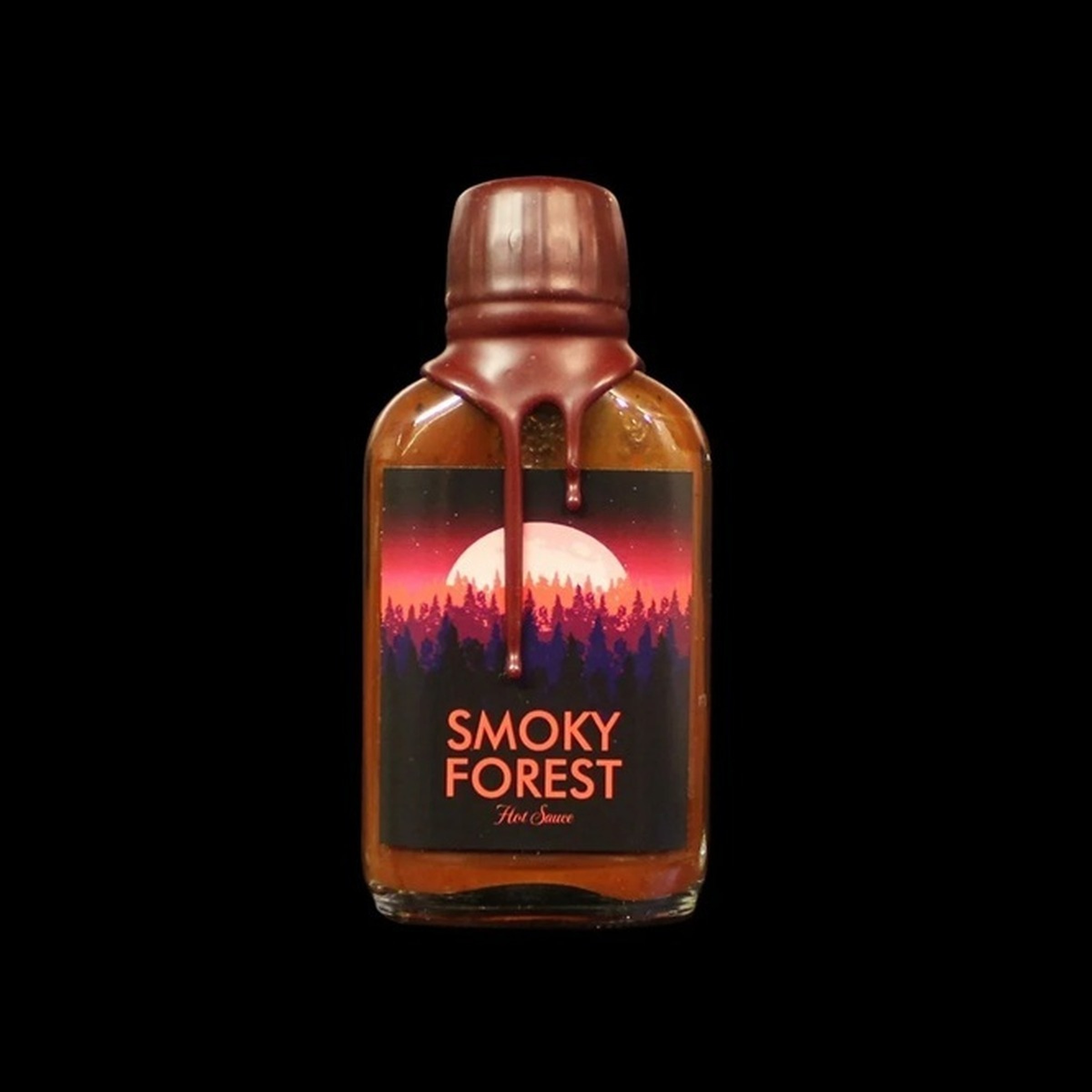 Острый соус Burning Bear «острый Smoky Forest 100мл» ручной работы в стеклянной бутылке 100 мл