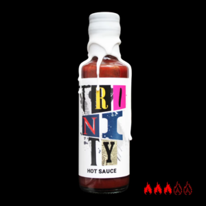 Острый соус Burning Bear «острый вишня с острым перцем Trinity White 100 мл» ручной работы в стеклянной бутылке 100 мл