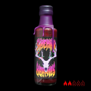 Острый соус Burning Bear «острый лесные ягоды с острым перцем Siberian Berries 100 мл» ручной работы в стеклянной бутылке 100 мл