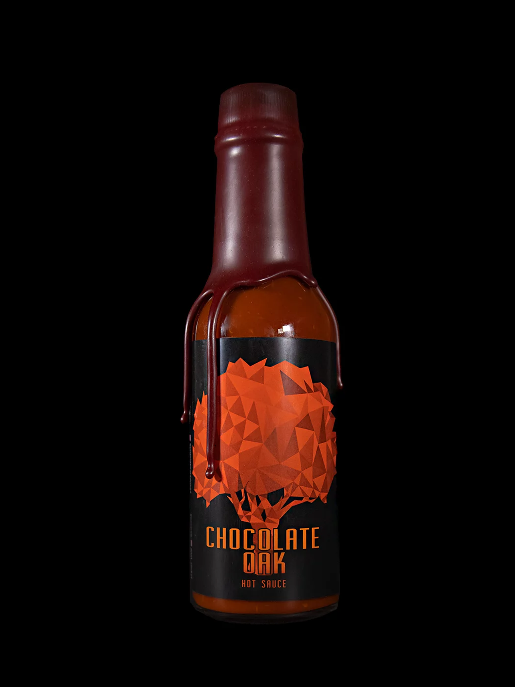 Острый соус Burning Bear «острый Chocolate Oak 100 мл» ручной работы в стеклянной бутылке 100 мл