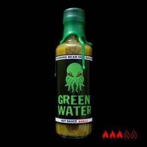 Острый соус Burning Bear «острый луизианский Green Water 100мл» ручной работы в стеклянной бутылке 100 мл
