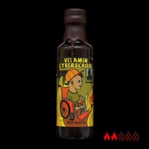 Острый соус Burning Bear «острый кофейный барбекю Vitamin Cyberschool 100 мл» ручной работы в стеклянной бутылке 100 мл