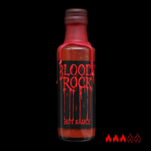 Острый соус Burning Bear «острый томатный с чесноком и острым перцем Bloody Rock 100 мл» ручной работы в стеклянной бутылке 100 мл