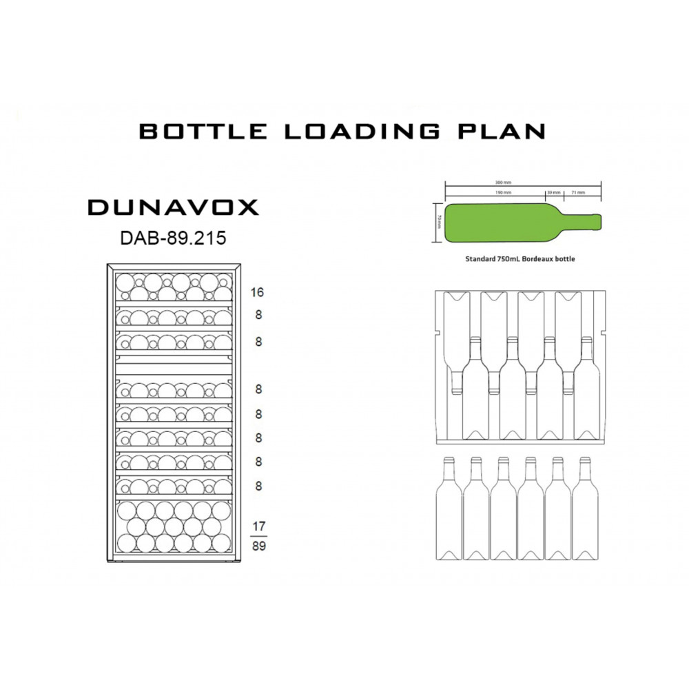 Винный шкаф Dunavox DAB-89.215DB — изображение 5
