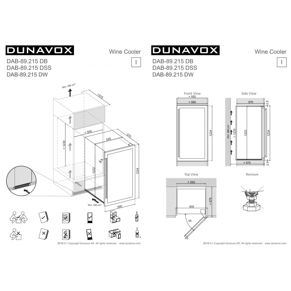Винный шкаф Dunavox DAB-89.215DB — изображение 3